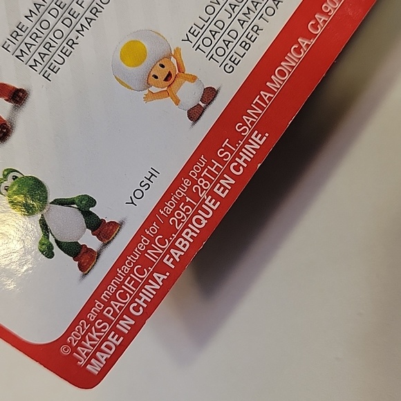 NEW Jakks Pacific Super Mario 2.5" YELLOW TOAD & GOOMBA mini figures 3+ - Picture 12 of 14